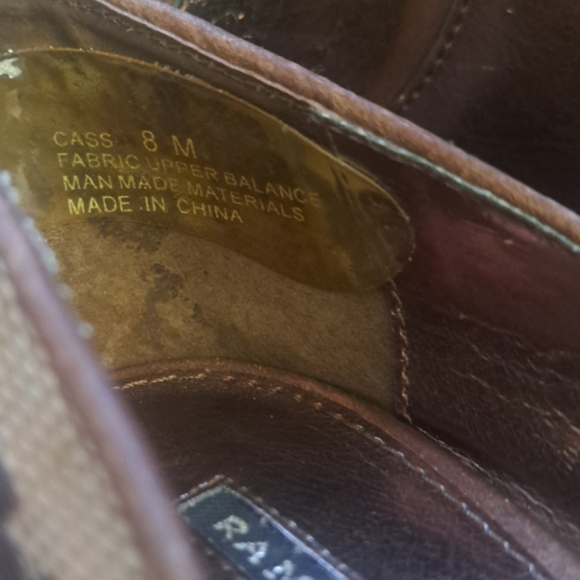 Rampage Lace Bronze Peep Toe Pumps Heels - Picture 10 of 10